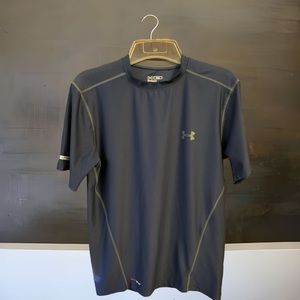 🌞Summer Clearance Under Armour Heat Gear Mens Fitted Running Workout Shirt
